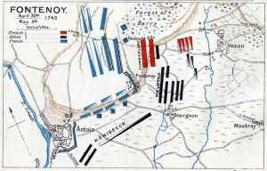 Bitka kod Fontenoya 1745.
